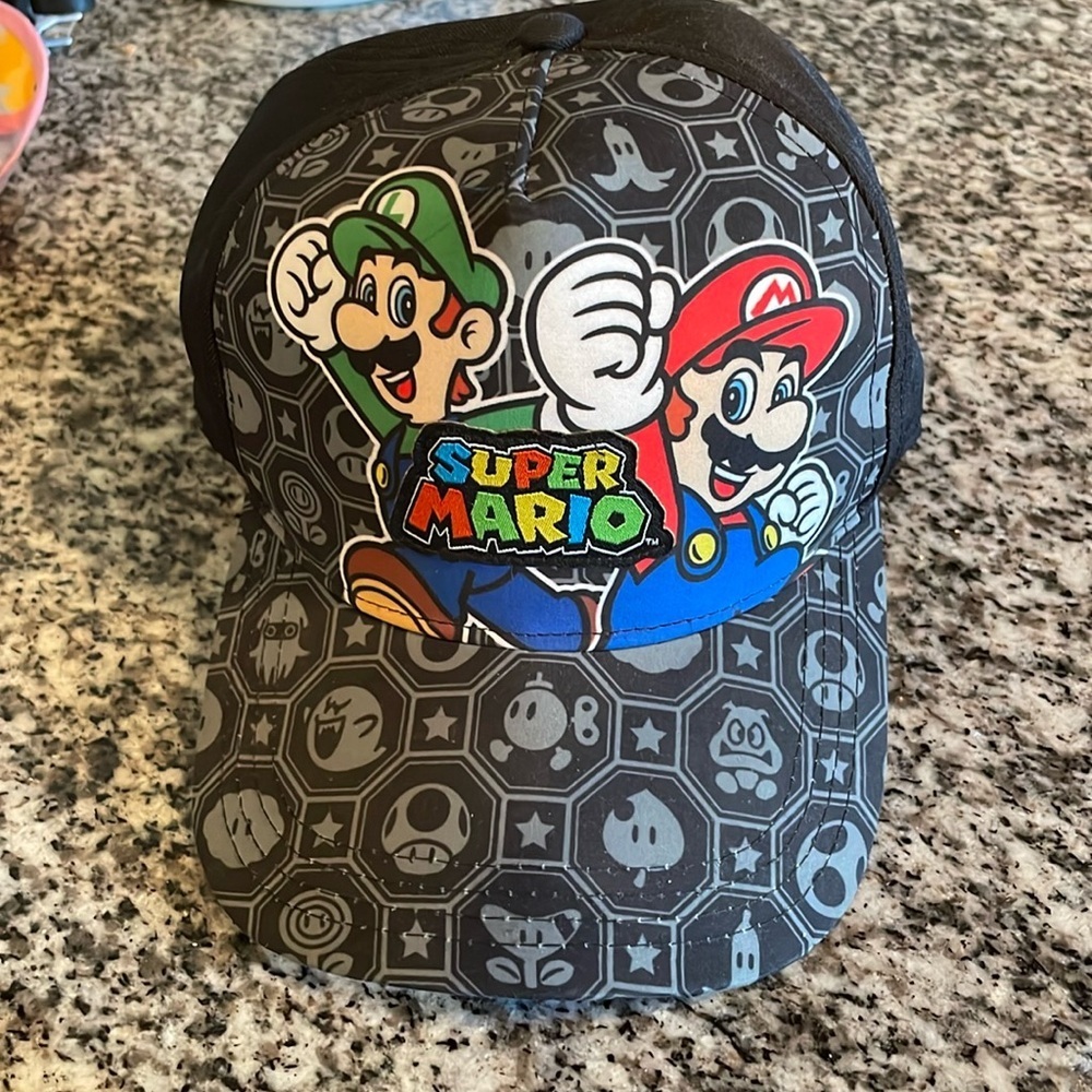Super Mario Adjustable‎ Ball Cap
